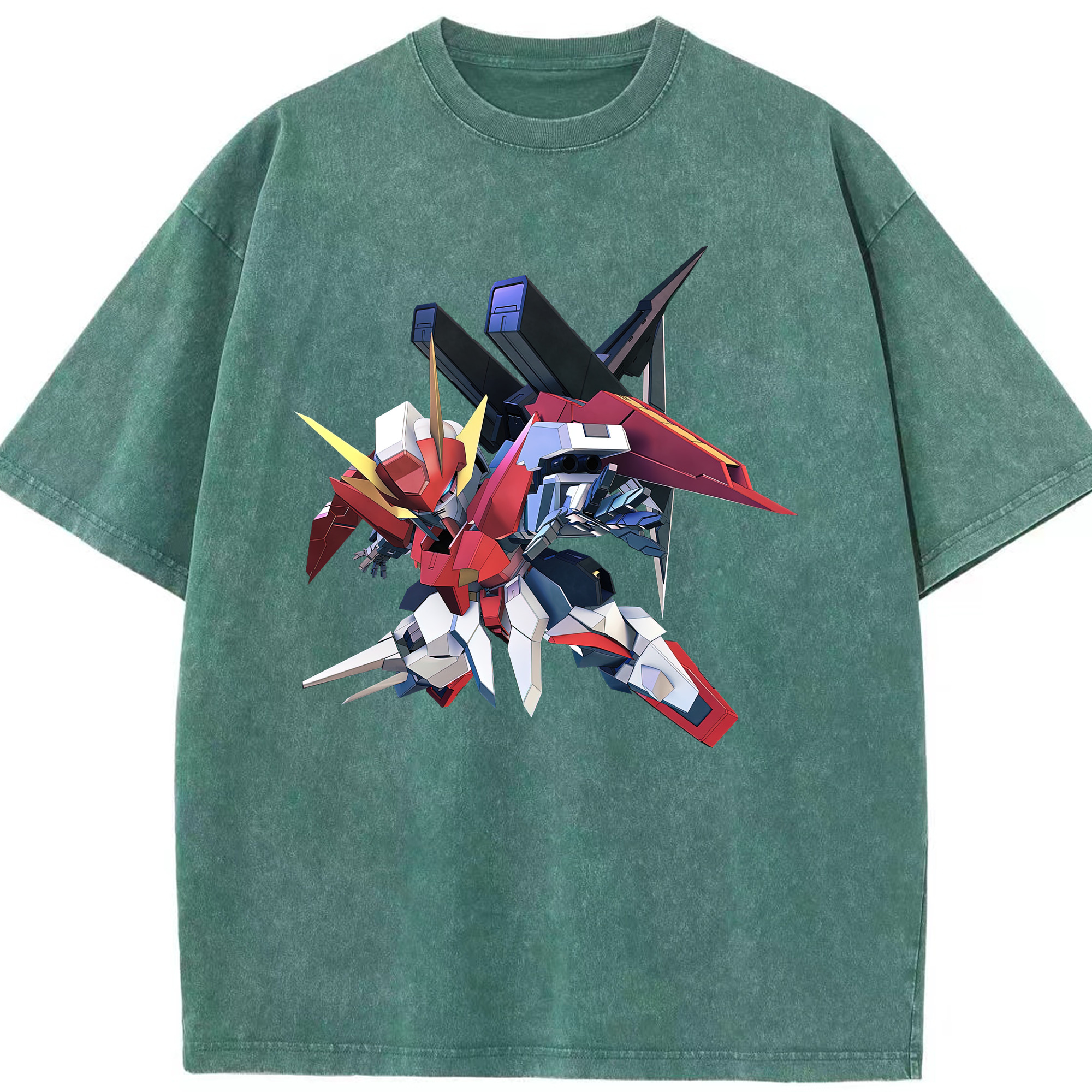 （画像用） 機動戦士ガンダム Mobile Suit Gundam 綿100% ヴィンテージ風 半袖Tシャツ（フロントプリント）